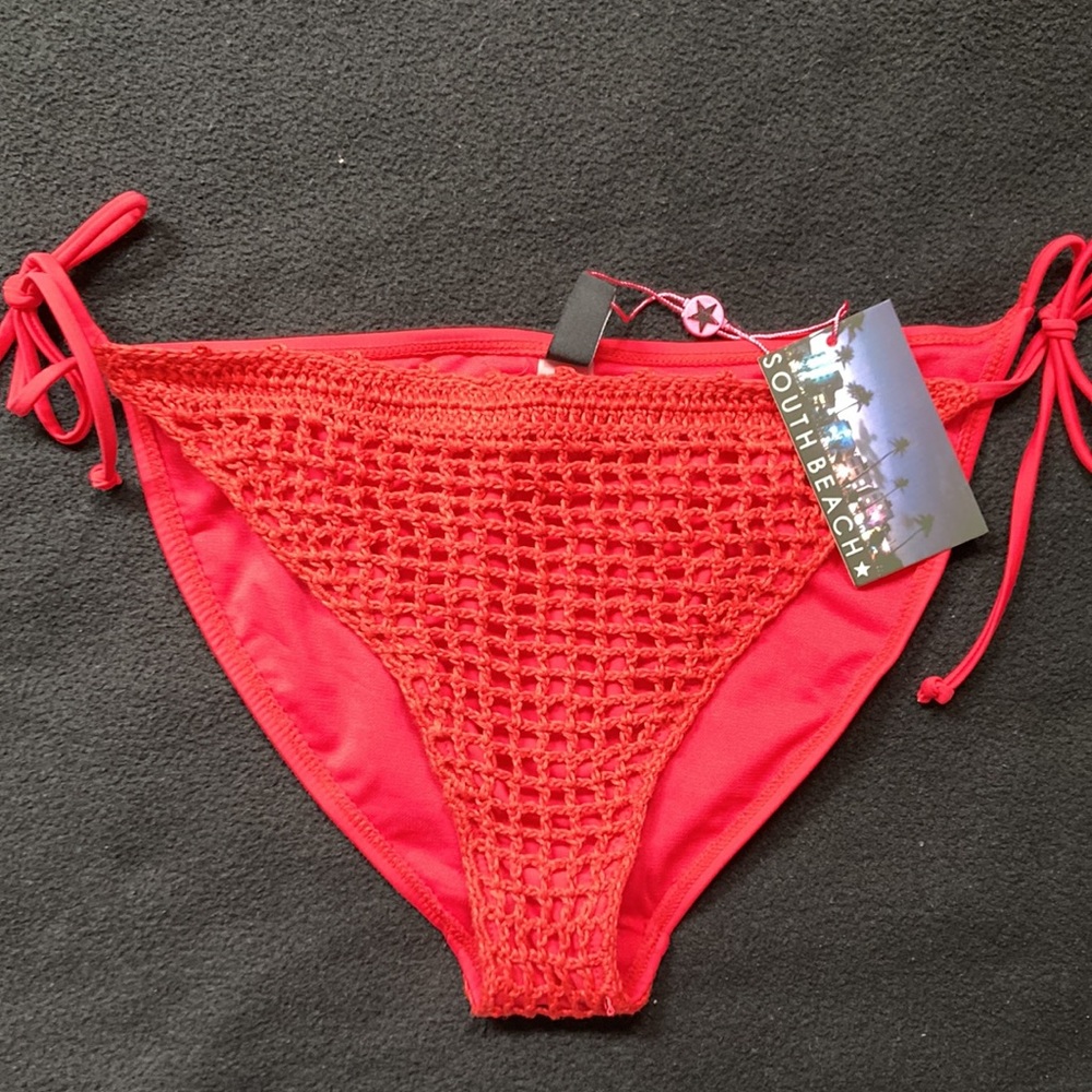 Croquet String Bikini Bottom by South Beach - 14